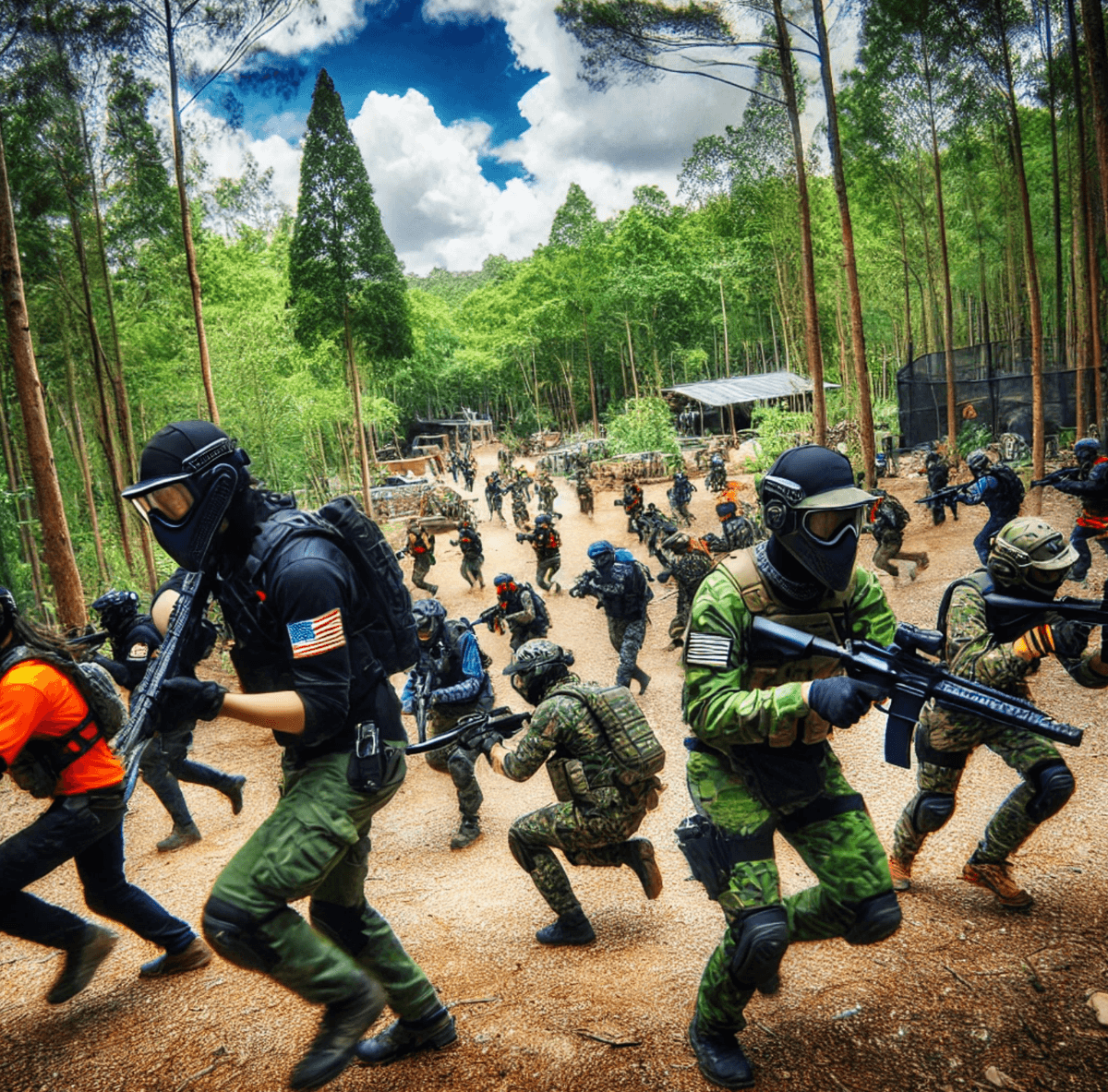 Using airsoft as a fun and effective workout